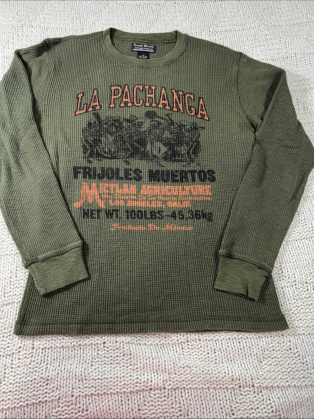 Lucky Brand Graphic Thermal Shirt